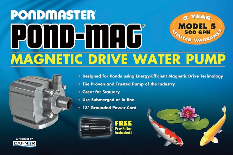 Danner Manufacturing Pondmaster 500 GPH Pump for Small to Medium Ponds - Image 5